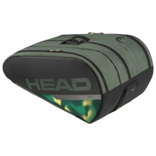 Head Tennis-Racketbag Tour Racquet Bag XL (Schlägertasche, 3 Hauptfächer) 2024 thymegrün 12er